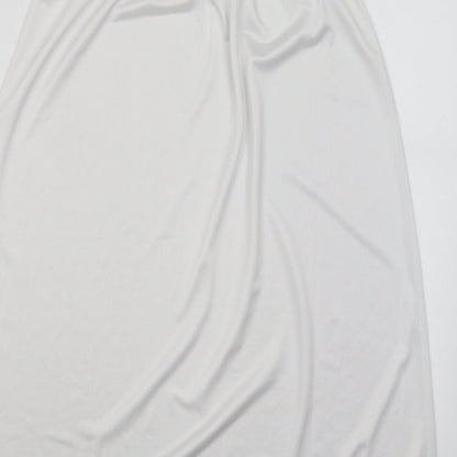 Marks & Spencer Womens White   A-Line Skirt Size 12