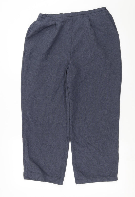 Bm collection Womens Blue   Trousers  Size 16 L23 in