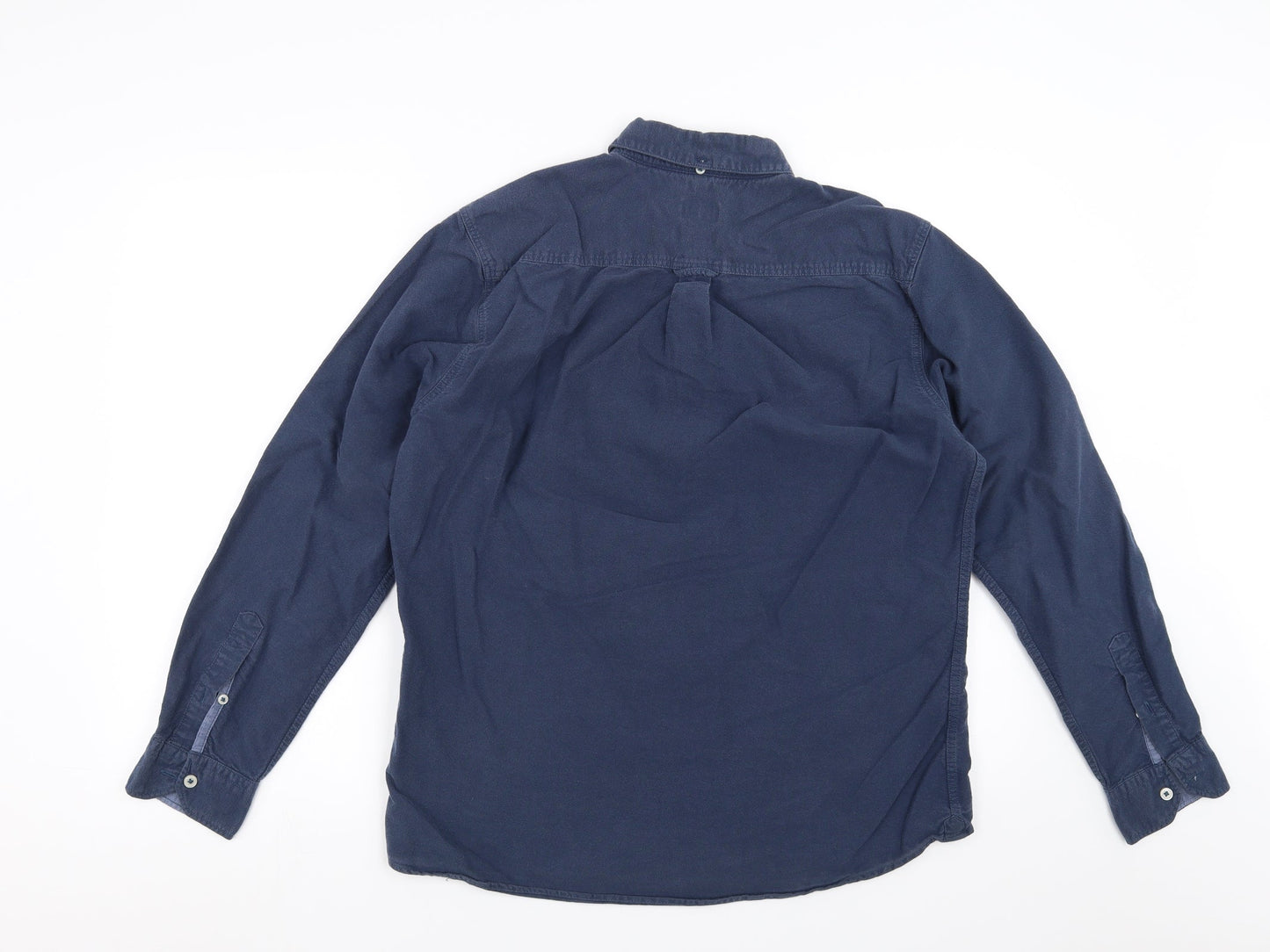 BOSTON CREW Mens Blue    Button-Up Size M