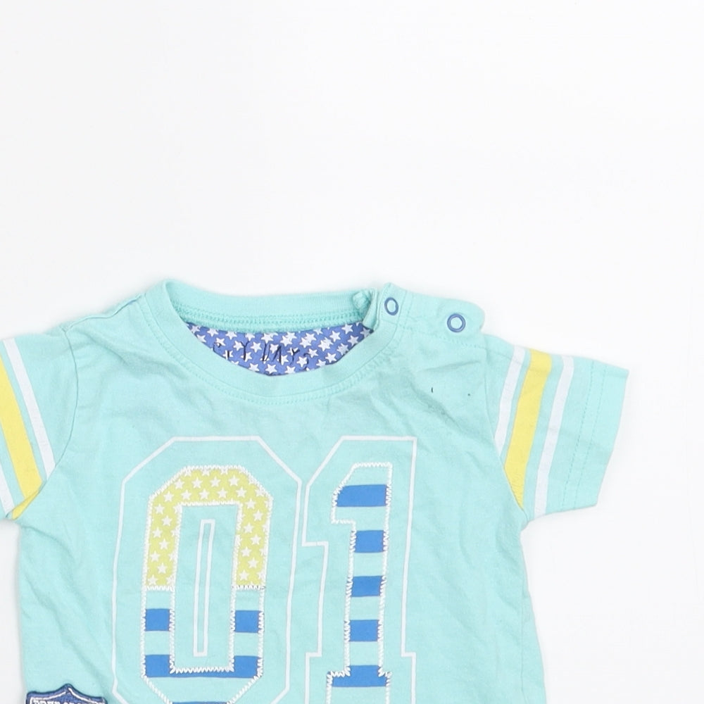 Earlydays Baby Green   Basic T-Shirt Size 3-6 Months