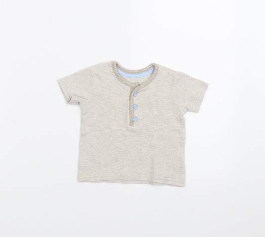 George Boys Beige   Basic T-Shirt Size 3-6 Months