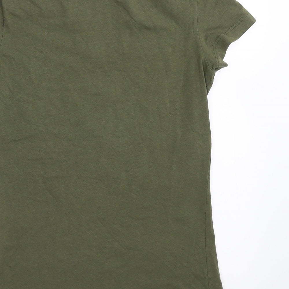 Meltin' Pot Womens Green   Basic T-Shirt Size S  - meltin pot