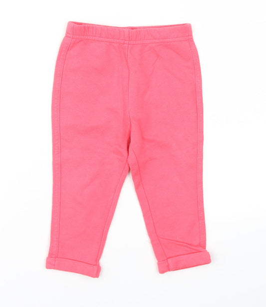 George Girls Pink   Capri Leggings Size 9-12 Months
