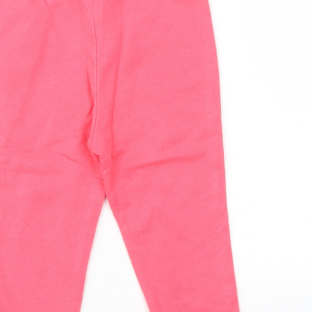 George Girls Pink   Capri Leggings Size 9-12 Months