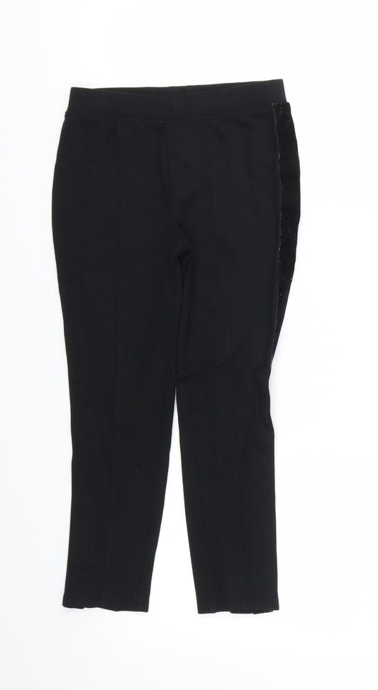 Next  Girls Black   Jegging Trousers Size 8 Years
