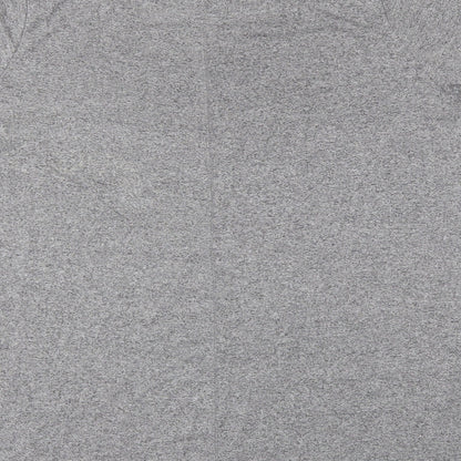 Brand and care label for Matalan women’s grey basic t-shirt, size L