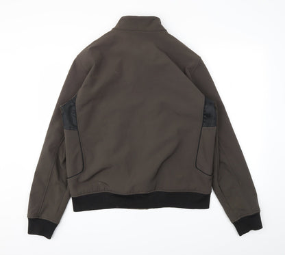 Back view of Z1X men’s green jacket coat, size XL
