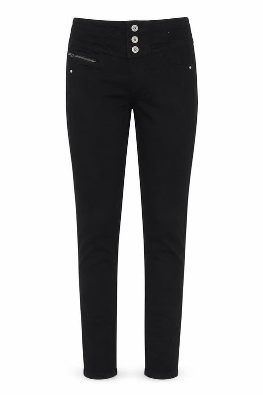 Denim & Co.  Womens Black   Skinny Jeans Size 6 L29 in