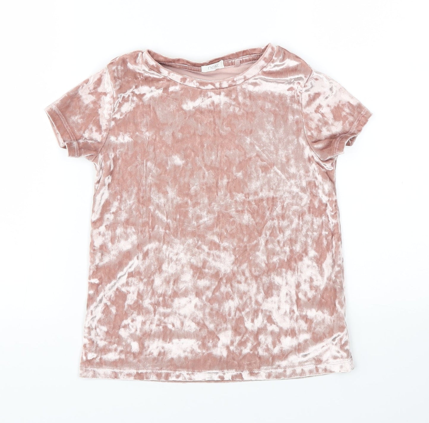 Next  Girls Pink   Basic T-Shirt Size 7 Years