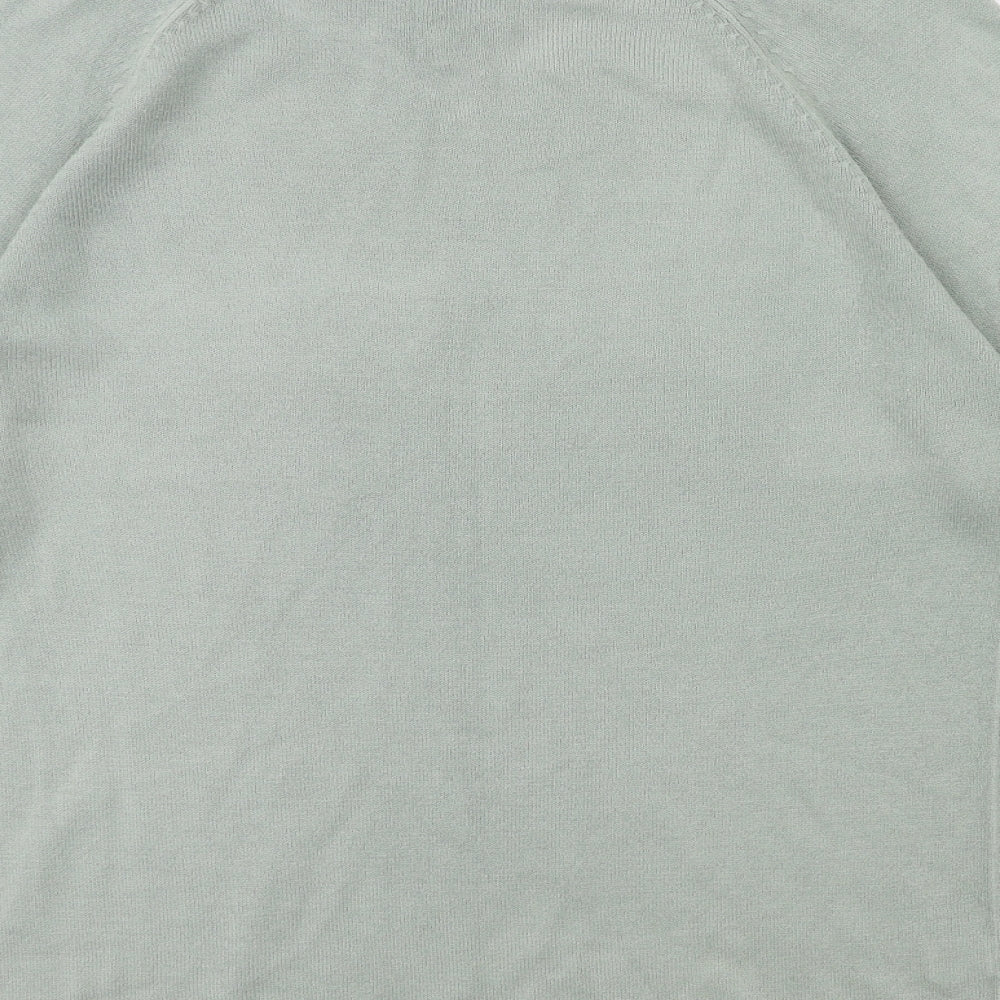 zantos Mens Green  Knit Pullover Jumper Size S
