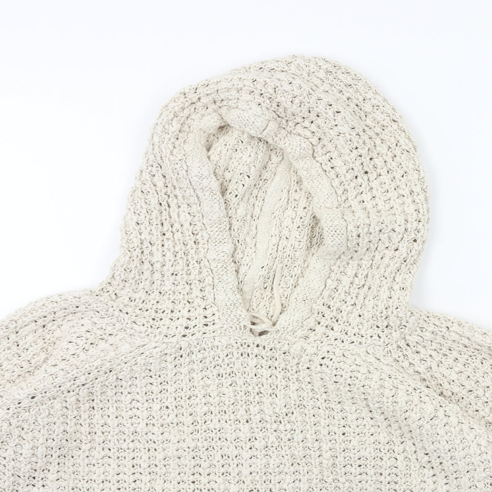 River Island Womens Beige  Knit Pullover Jumper Size 10