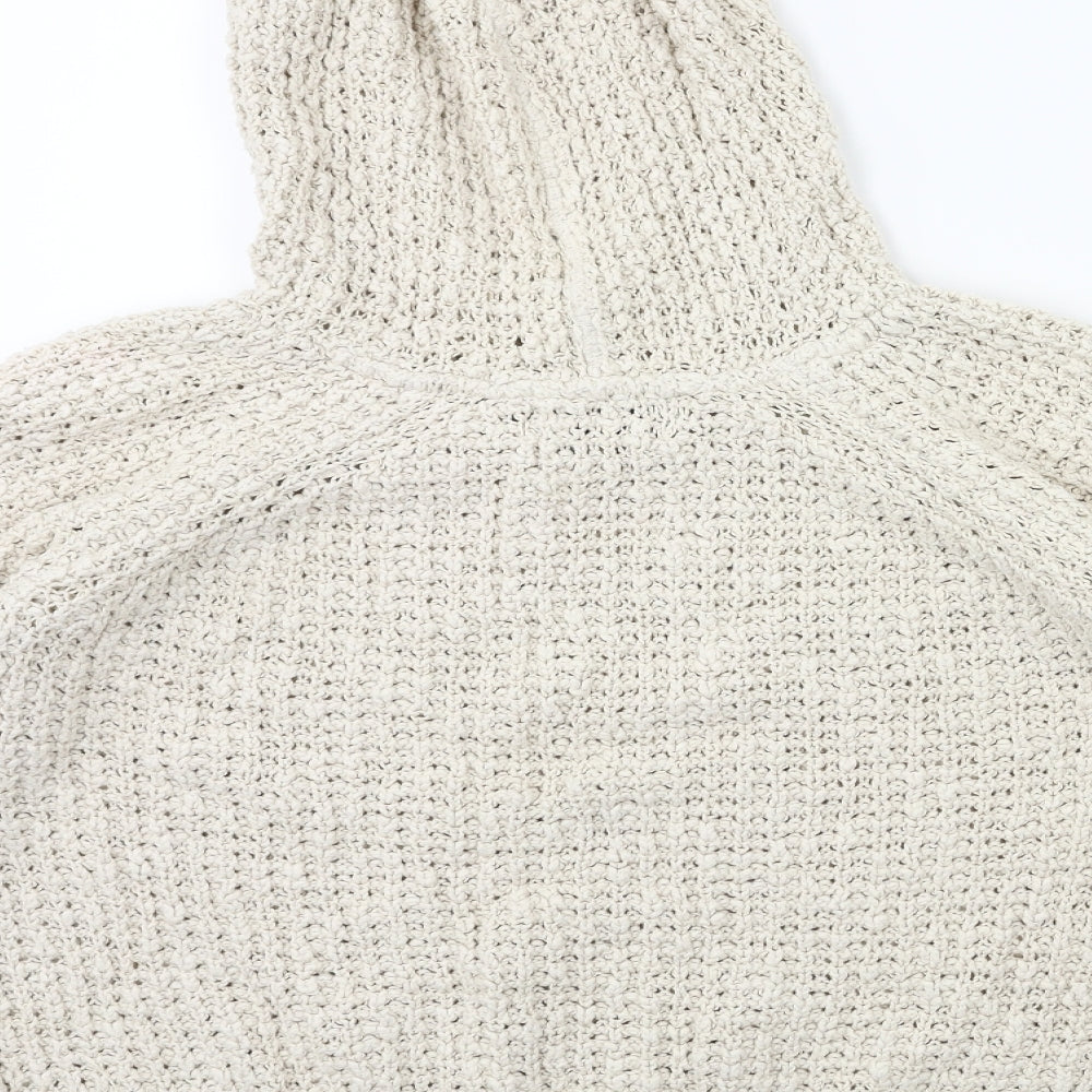 River Island Womens Beige  Knit Pullover Jumper Size 10