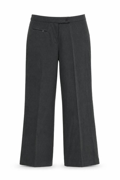 Front view of Autonomy women’s grey trousers, size UK 14, 28-inch leg