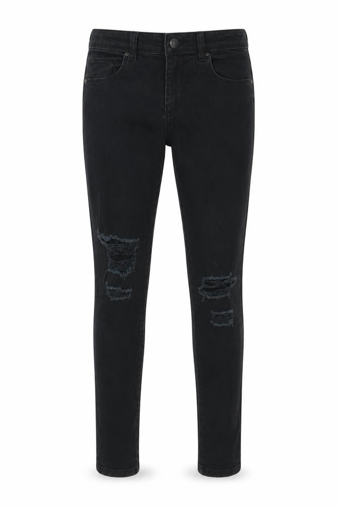 Denim & Co. Girls Black  Denim Skinny Jeans Size 10 Years