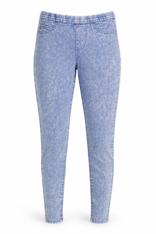 Preworn Womens Blue  Denim Jegging Jeans Size 8 L29 in