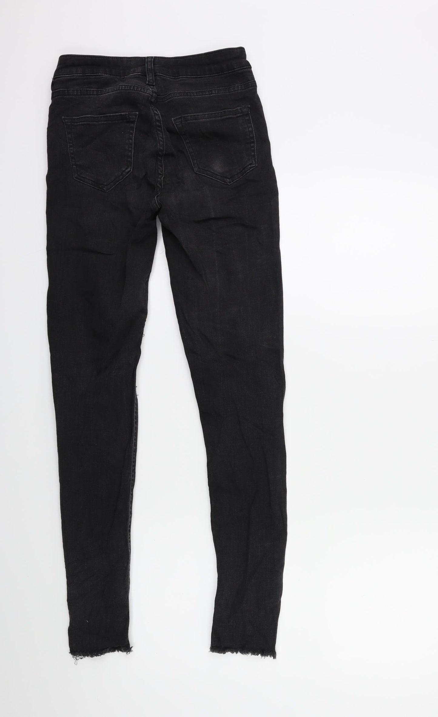 RESERVED Womens Black  Denim Skinny Jeans Size 34 in L27 in