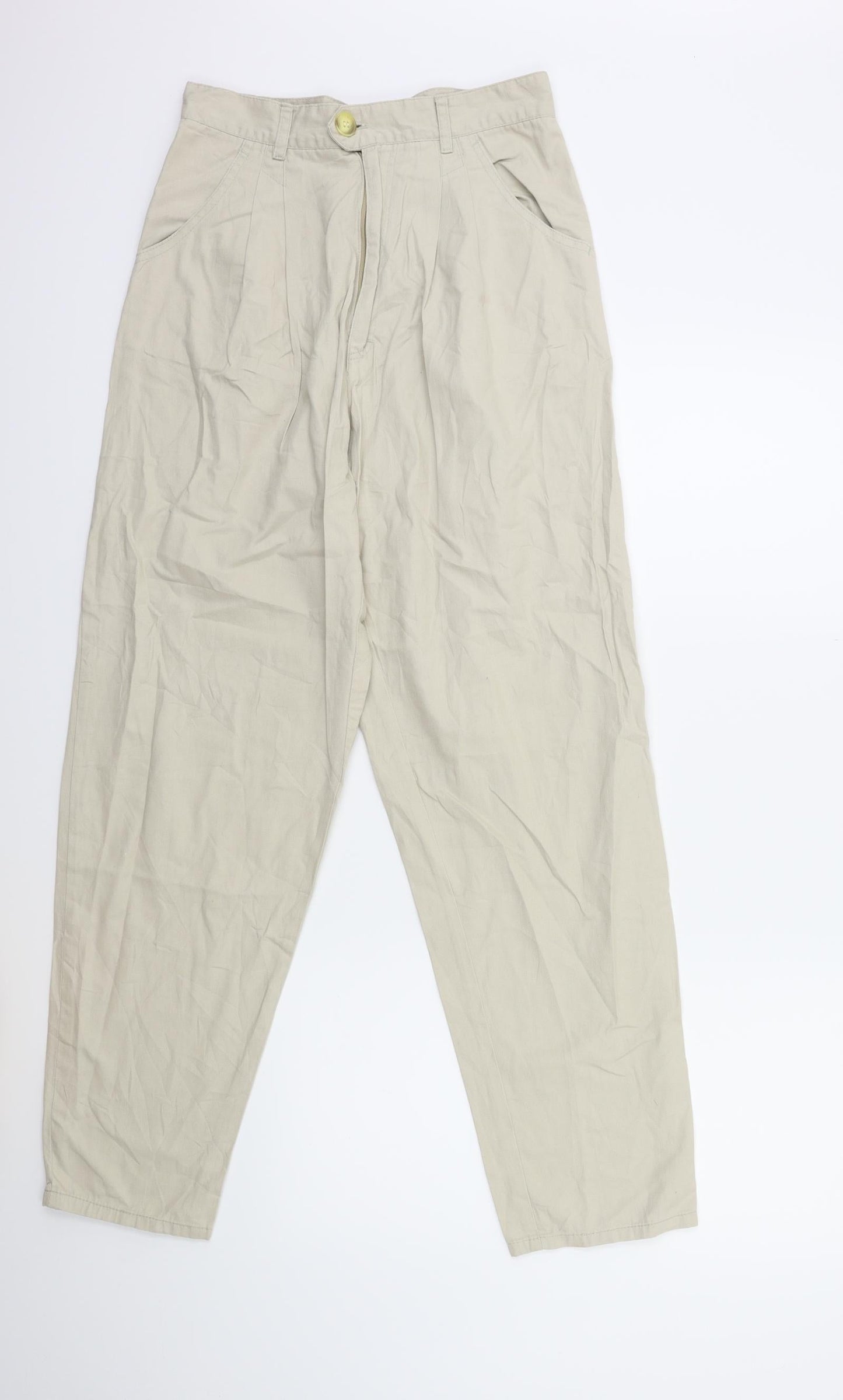 Preworn Womens Beige   Straight Jeans Size 26 in L30 in