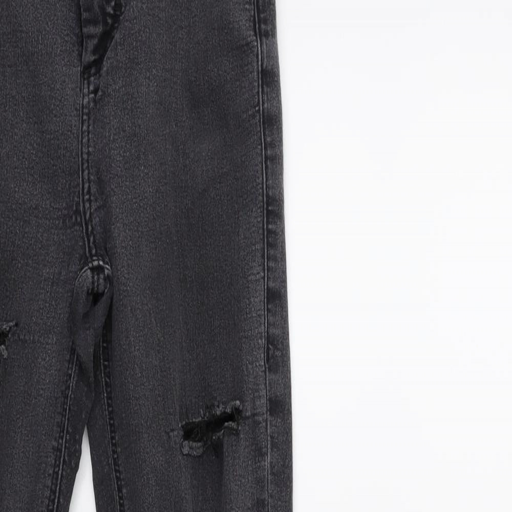 Topshop Womens Grey  Denim Skinny Jeans Size 23 in L27 in