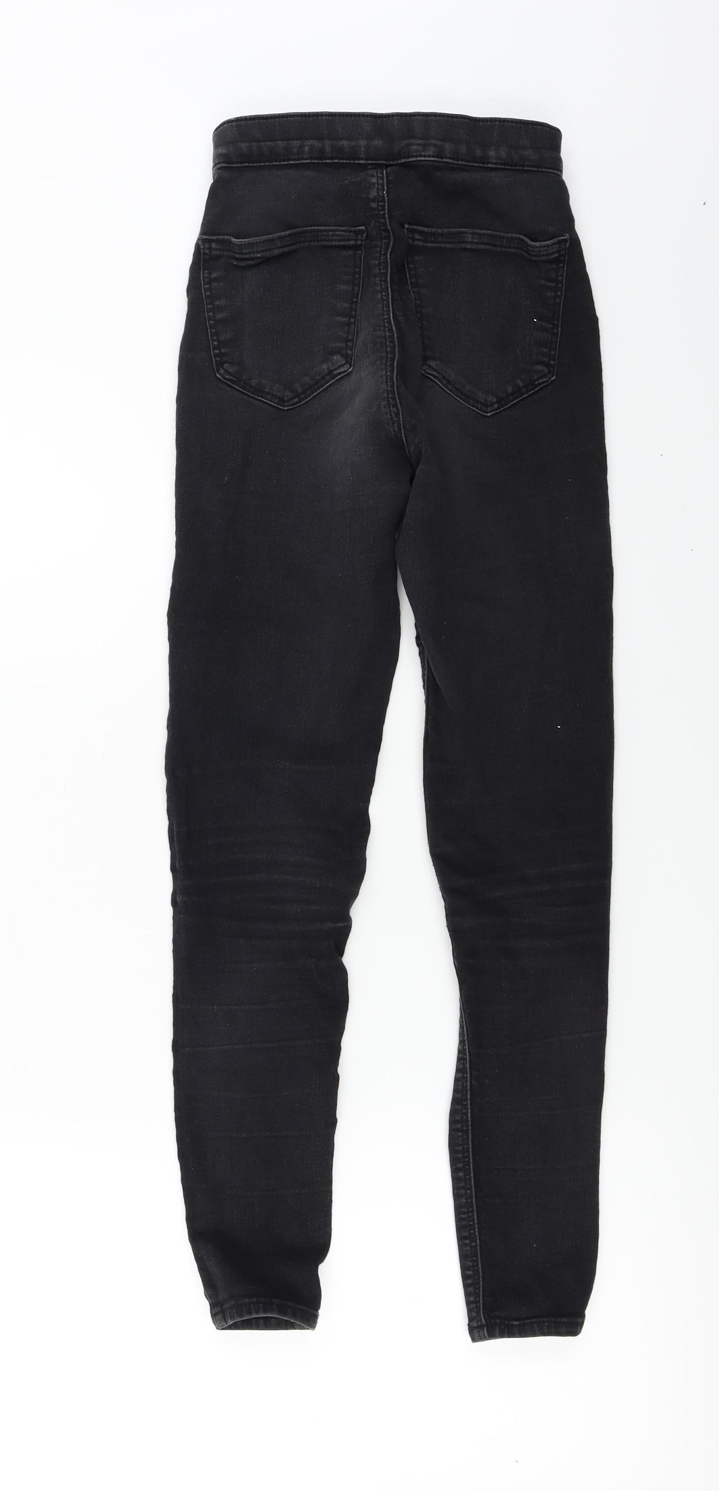 Topshop  Womens Black   Straight Jeans Size 26 in L30 in