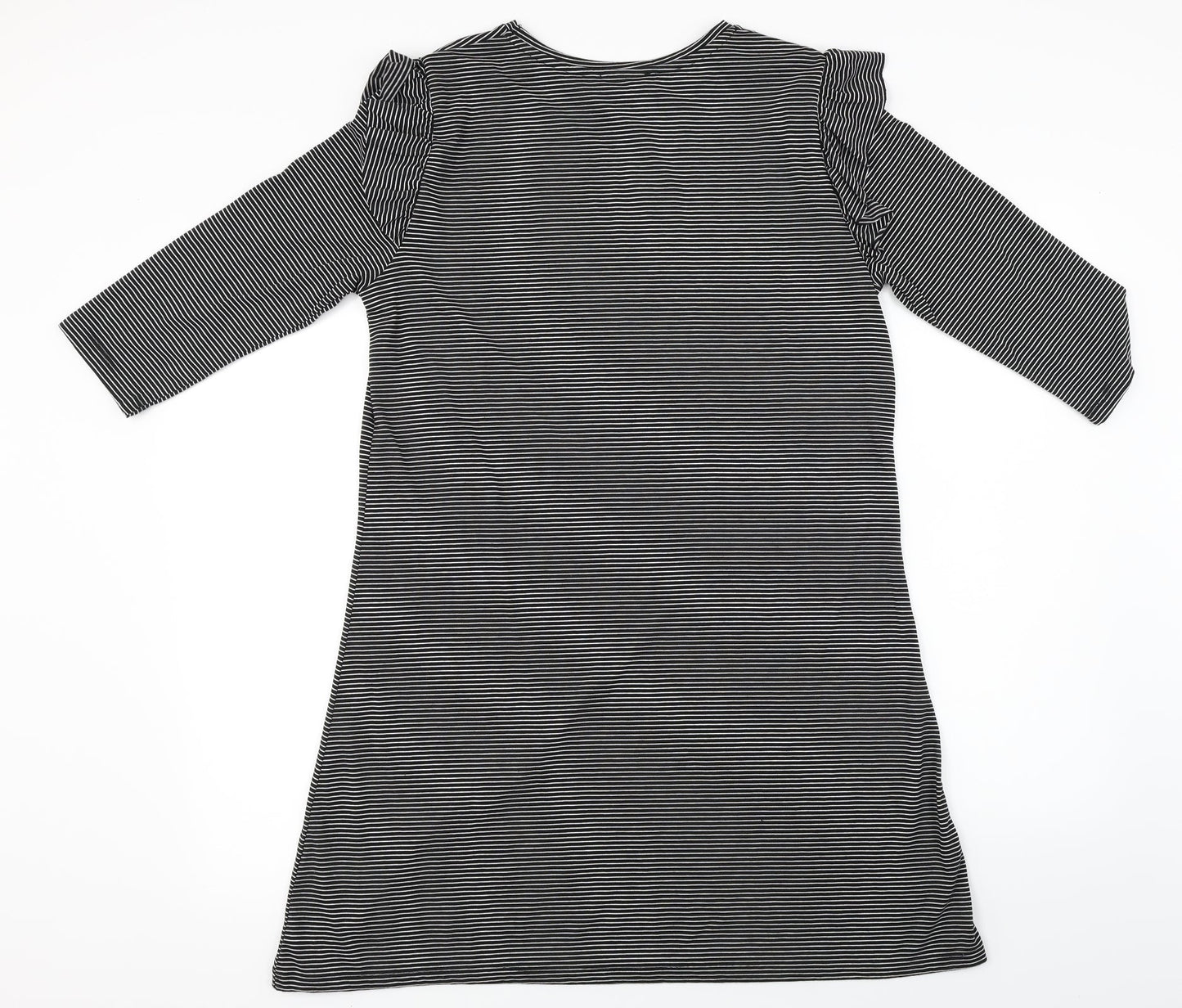 Papaya  Womens Black Striped  A-Line  Size 12