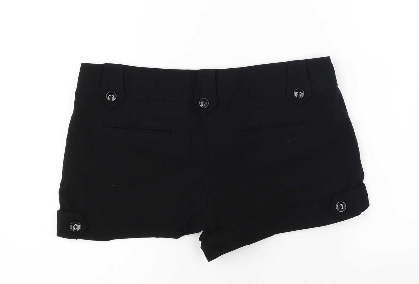 EVIE   Womens Black   Cut-Off Shorts Size 14
