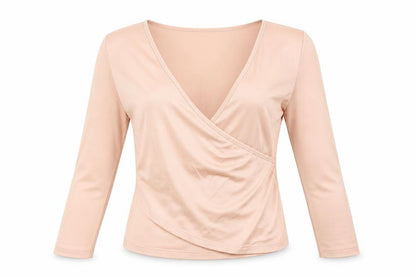 Front view of WorkOut women’s pink jumper, size UK 10