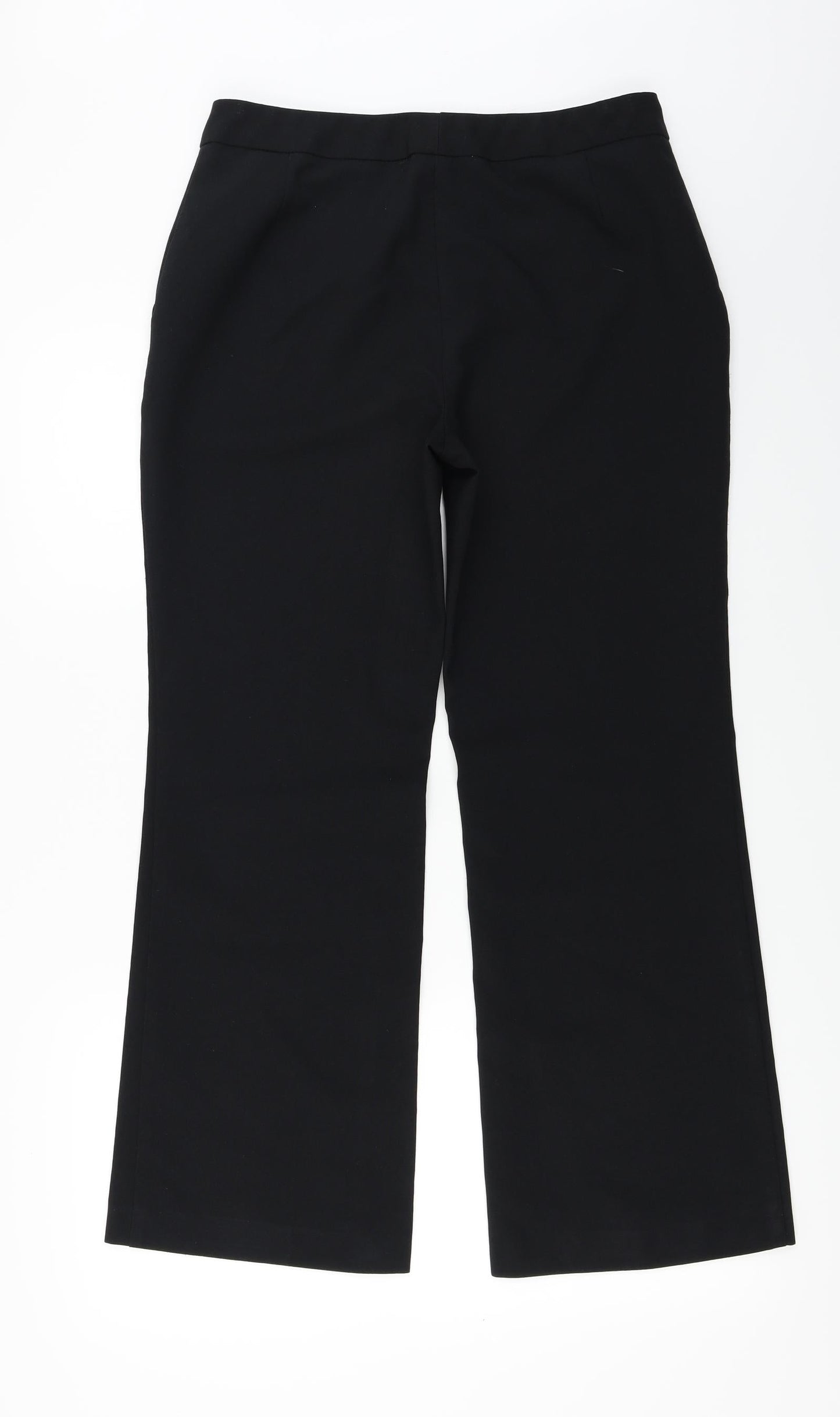 Marks and Spencer  Womens Black   Trousers  Size 12 L26 in