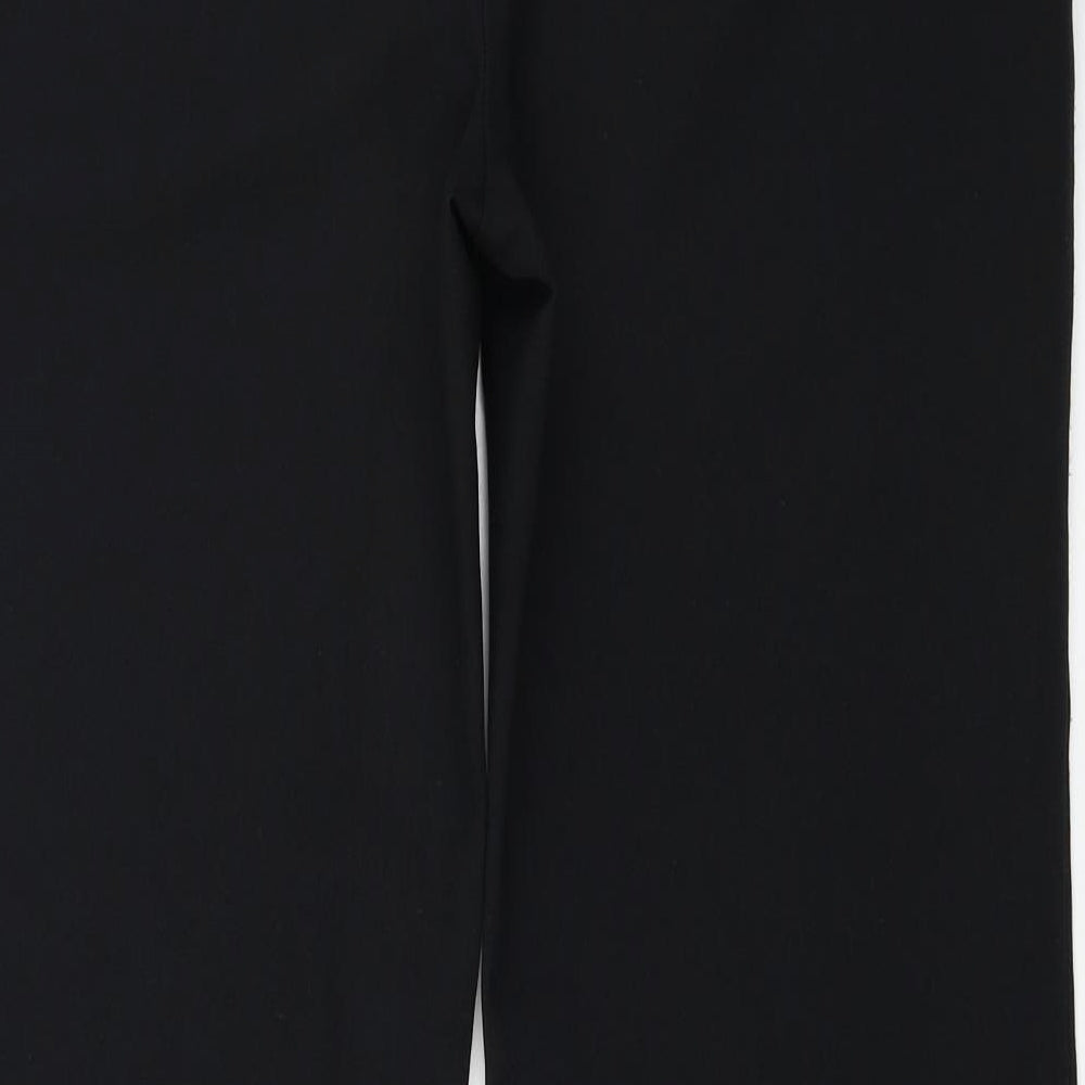 Marks and Spencer  Womens Black   Trousers  Size 12 L26 in