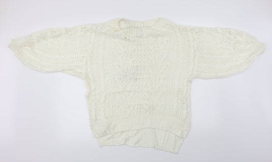 Preworn  Womens Ivory   Pullover Jumper Size XL