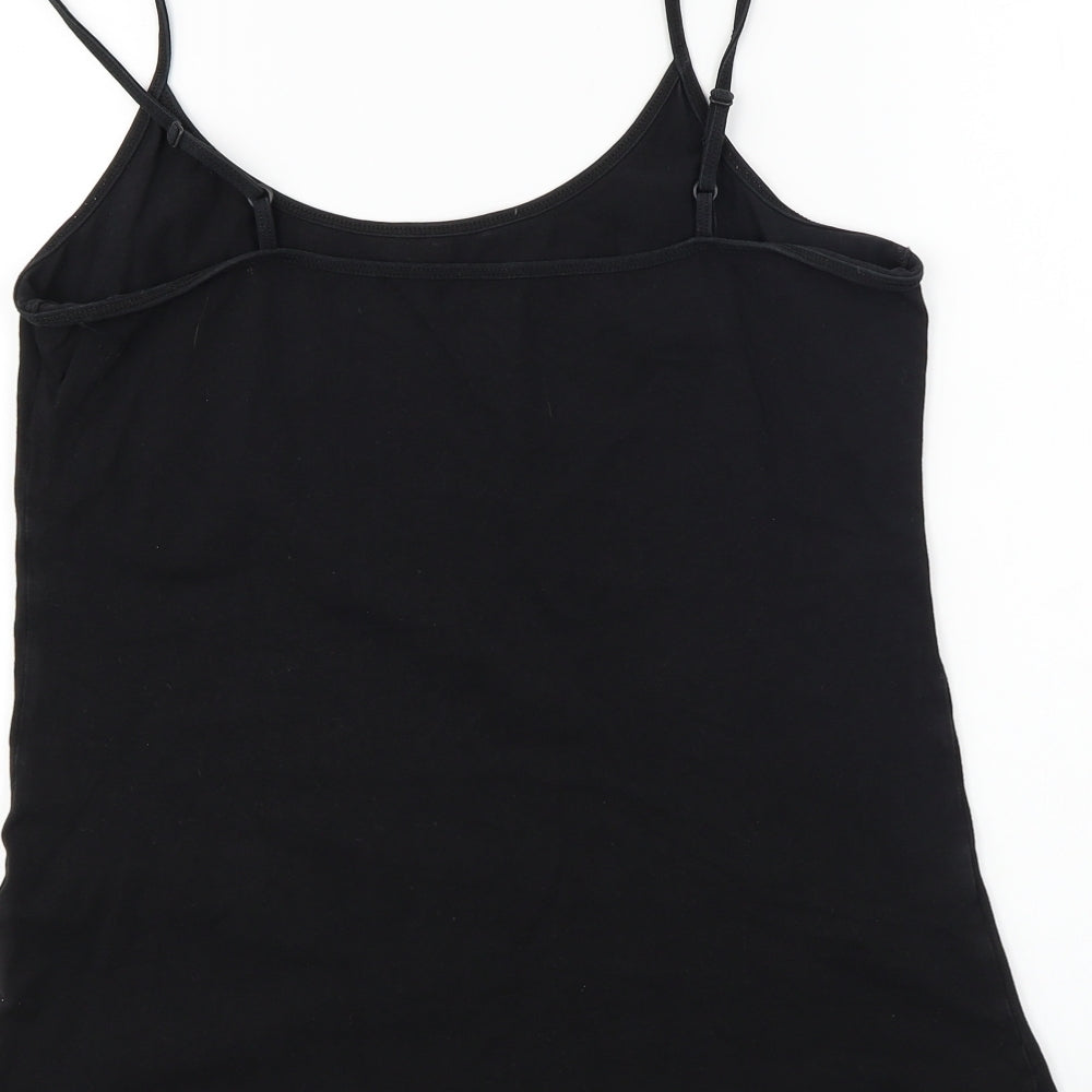 Papaya  Womens Black   Basic T-Shirt Size 16