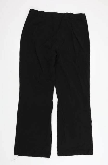 Back view of Debenhams women’s black sweatpants, size UK 14, 30-inch leg