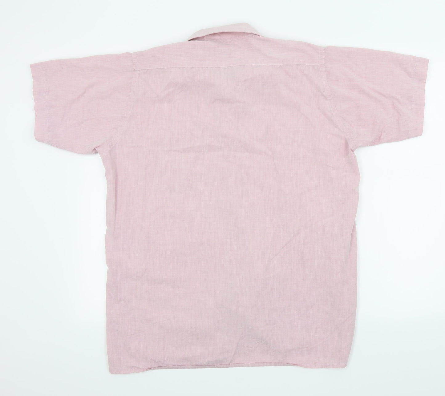 jonelle Mens Pink Colourblock   Button-Up Size M