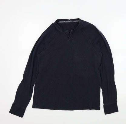 Preloved George Mens Blue   Pullover Jumper Size M - Front