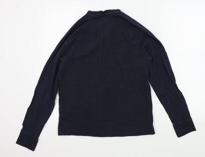 Preloved George Mens Blue   Pullover Jumper Size M - Back