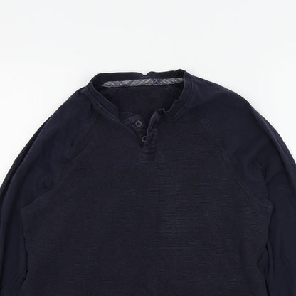 Preloved George Mens Blue   Pullover Jumper Size M - Detail