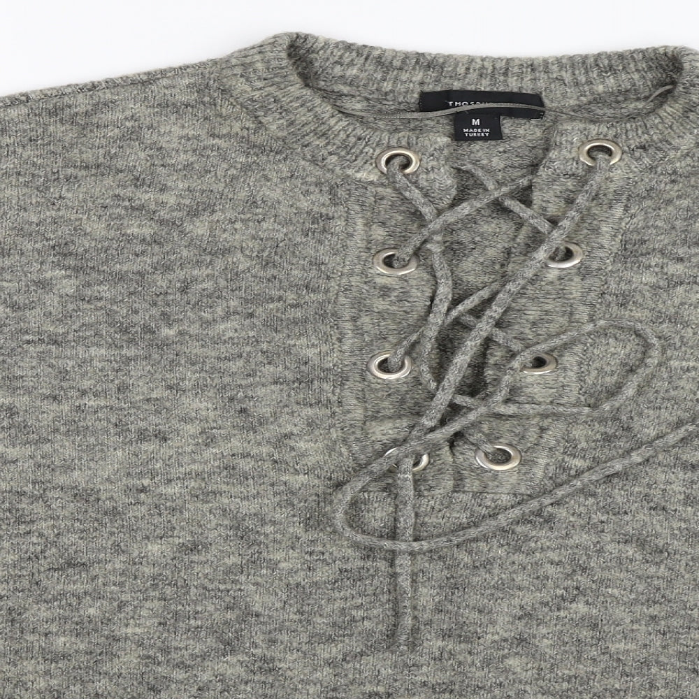 Atmosphere Womens Grey   Pullover Jumper Size M