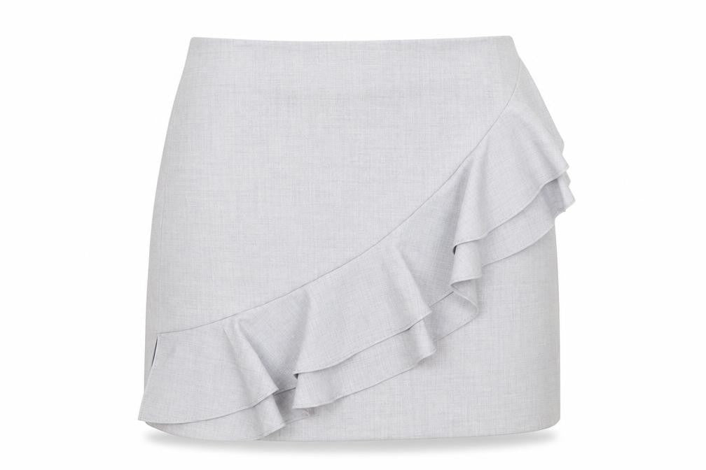 New Look Womens Grey   Mini Skirt Size 10