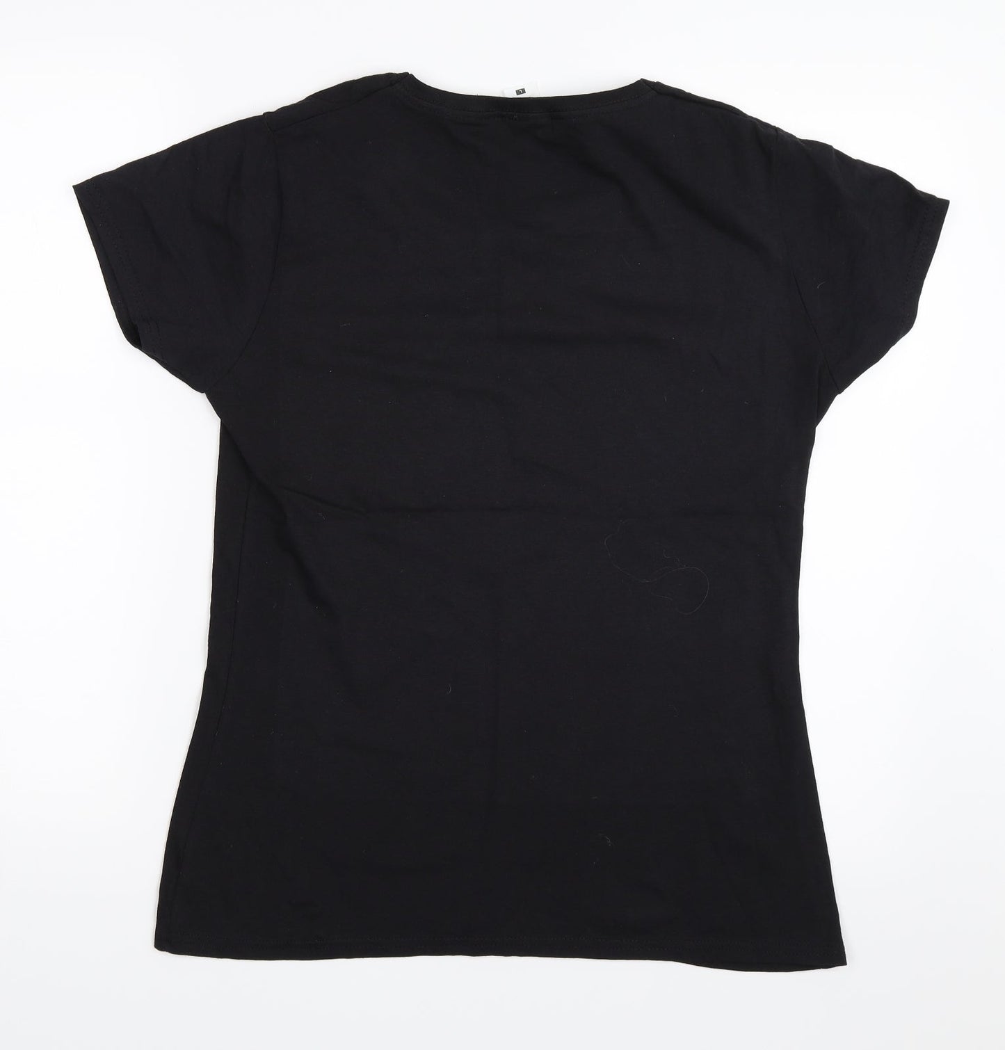 Fruit of the Loom Womens Black   Basic T-Shirt Size L  - magic