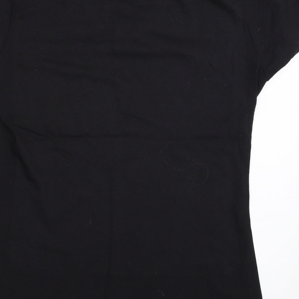 Fruit of the Loom Womens Black   Basic T-Shirt Size L  - magic