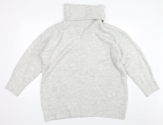 Topshop Womens Grey   Pullover Jumper Size M