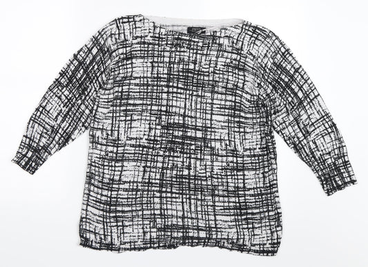 Papaya Womens Black   Pullover Jumper Size 16