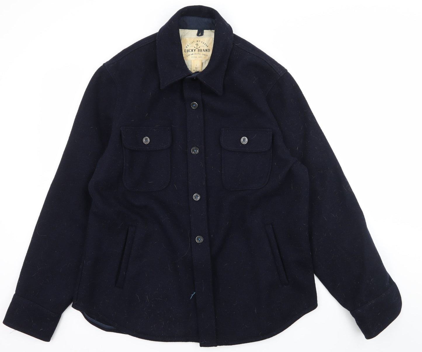 Lucky Brand Mens Blue   Jacket  Size L
