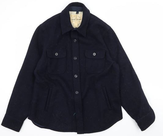 Lucky Brand Mens Blue   Jacket  Size L