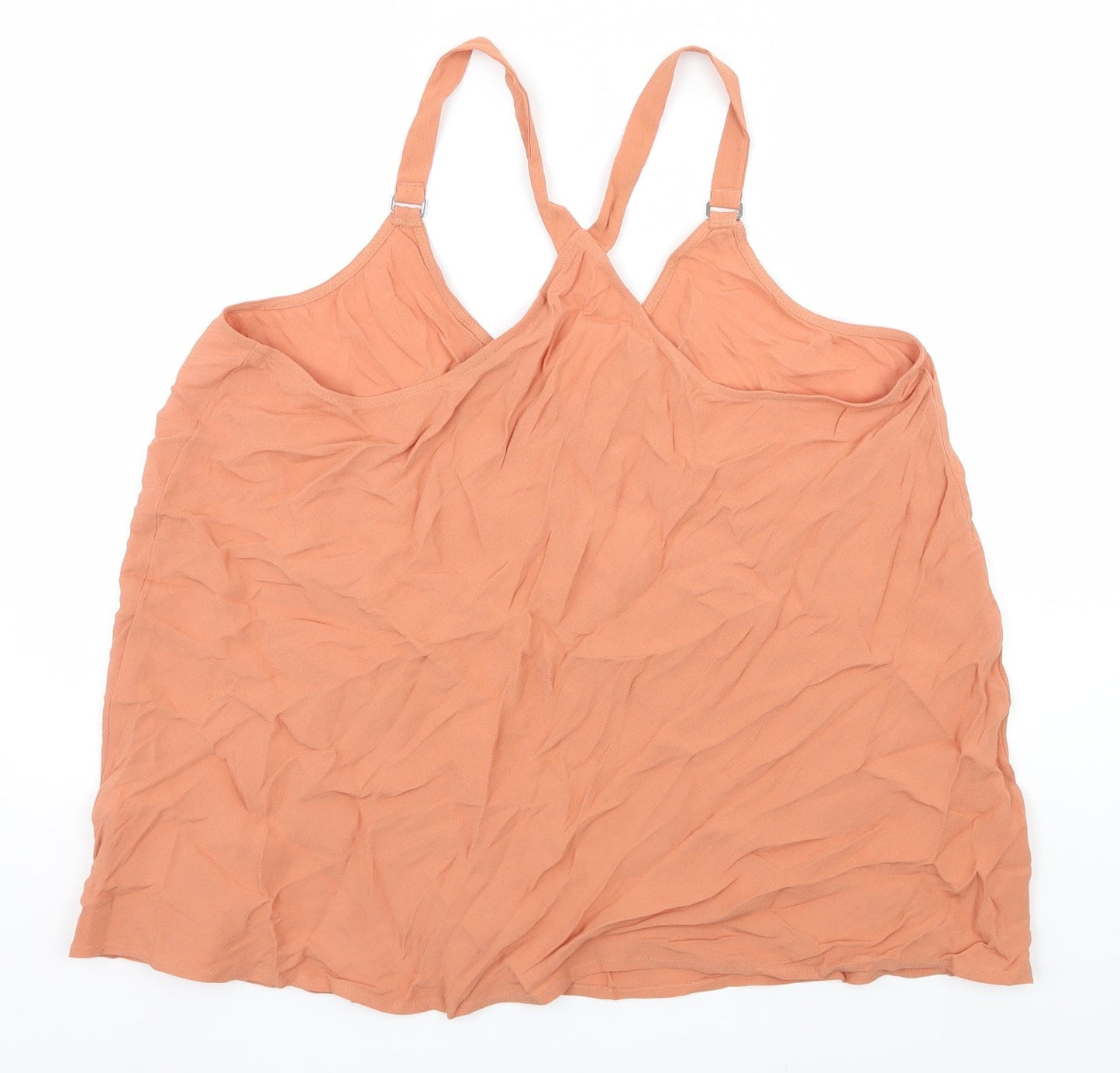 New Look Womens Orange   Camisole Tank Size 14
