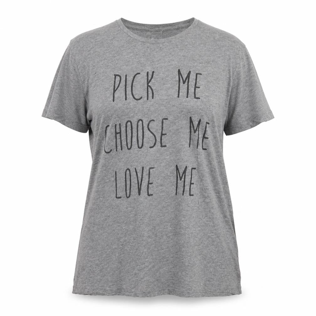 Stedman Womens Grey  Jersey Basic T-Shirt Size XL  - Slogan