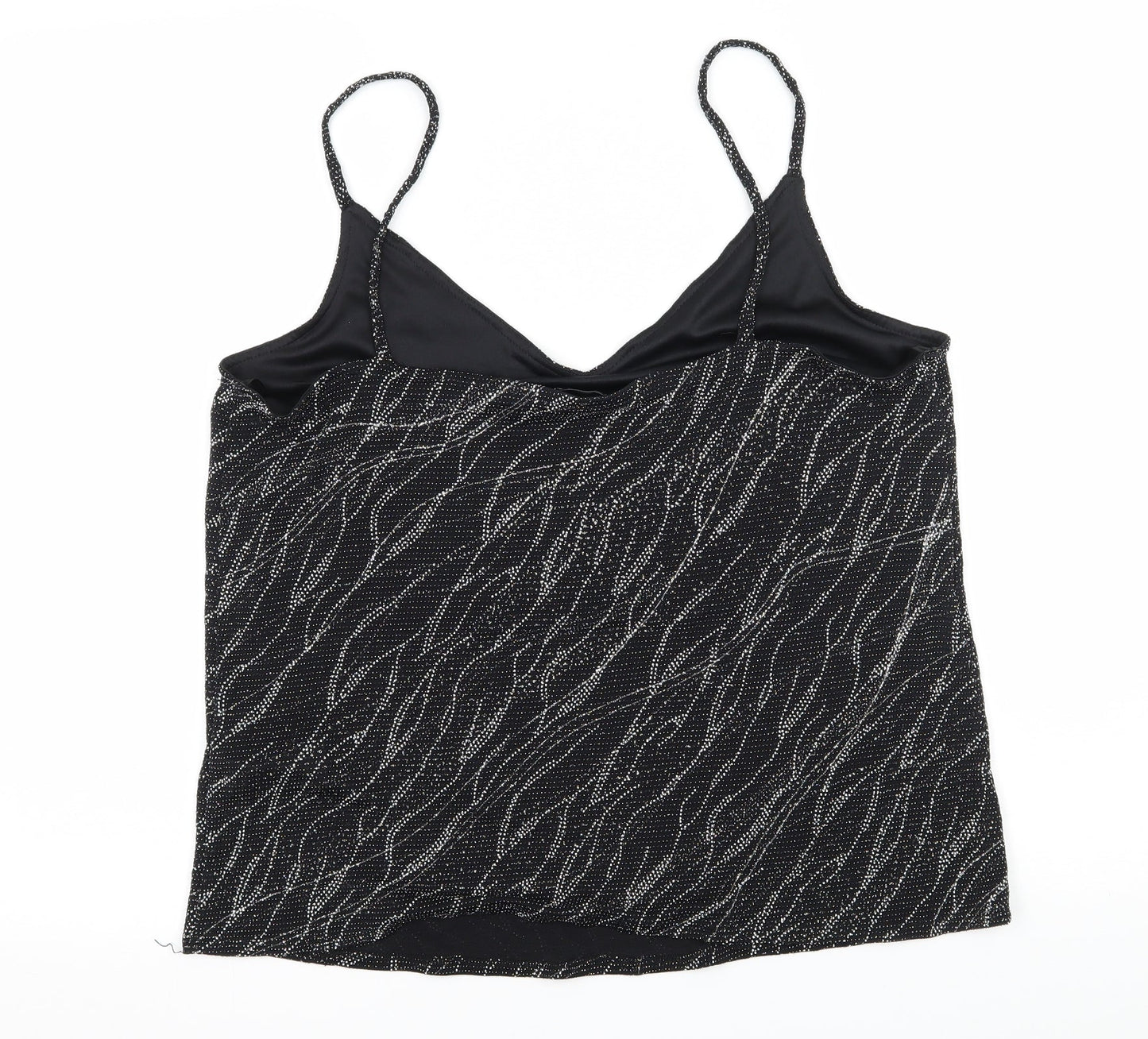 F& Womens Black  Jersey Basic Tank Size 14