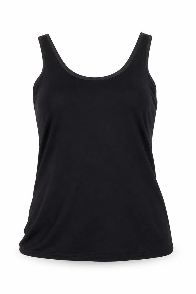 Oasis Womens Black  Jersey Basic Tank Size M