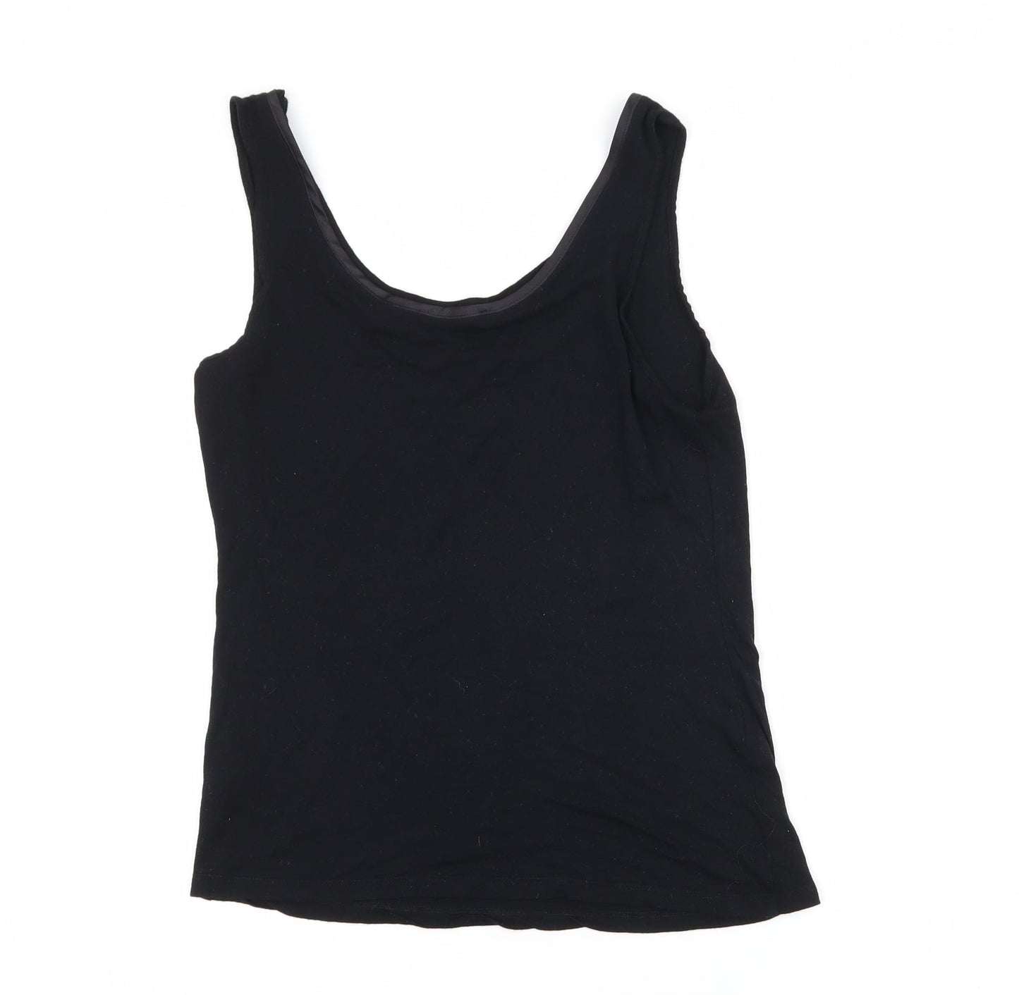 Oasis Womens Black  Jersey Basic Tank Size M