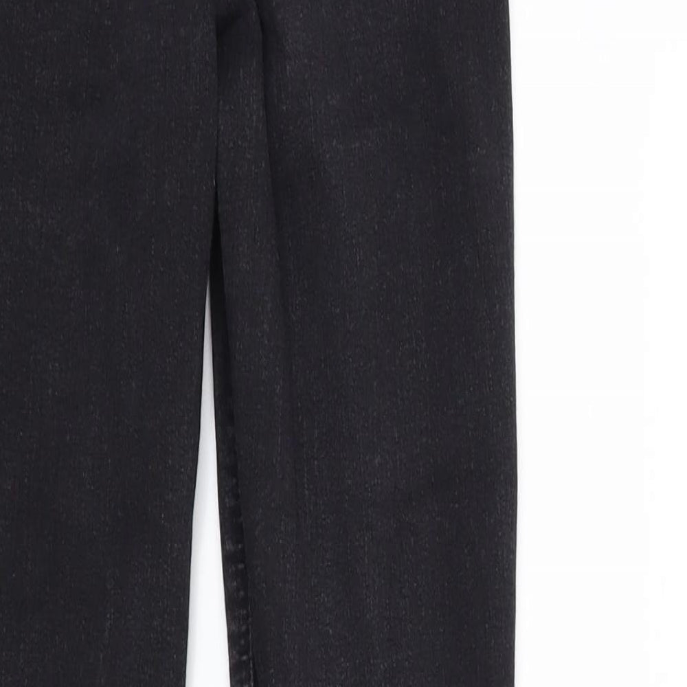 Topshop Womens Black  Denim Skinny Jeans Size 25 in L26 in