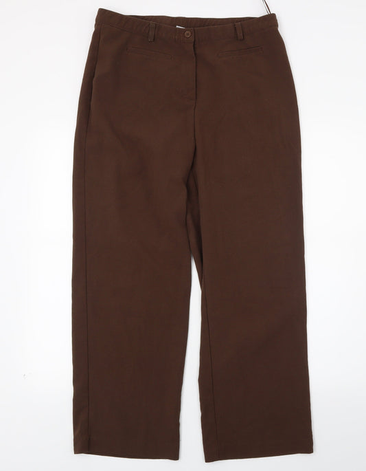 Damart Womens Brown   Trousers  Size 14 L25 in